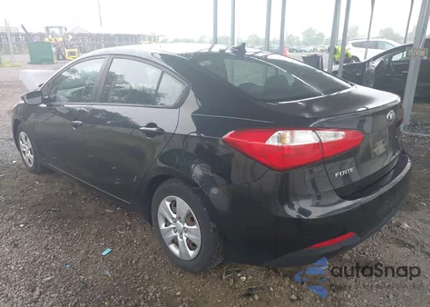 2015 Kia Forte Lx из США, поврежденный, VIN KNAFK4A61F5320547